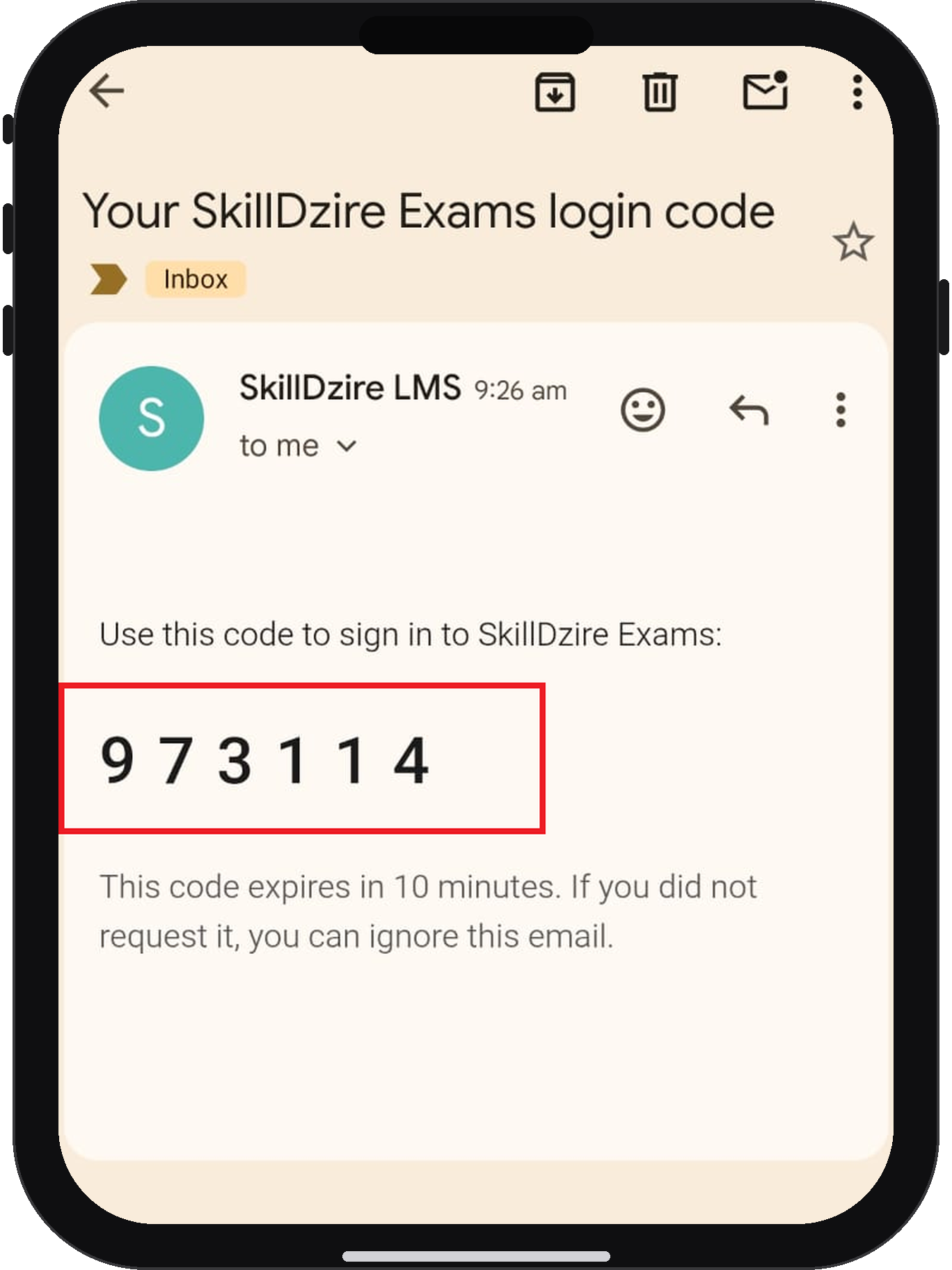 Enter verification code